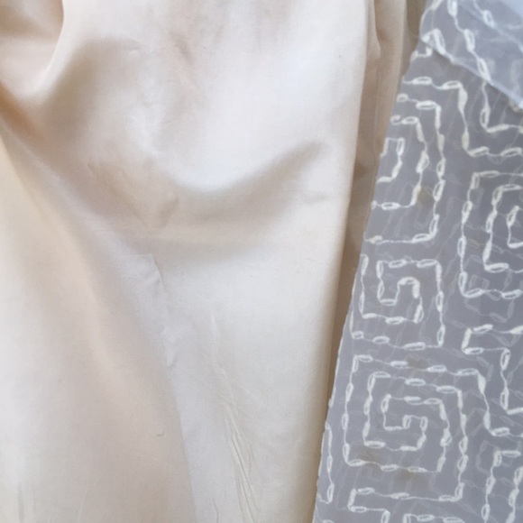 Vintage Flocked Dress - Picture 6 of 7